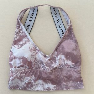 Jo+Jax Racer Tri crop, pink champagne black, XSA